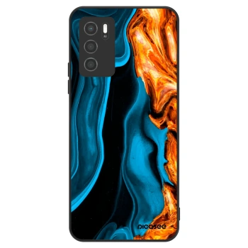 Hülle für OPPO A16s - Gold blue