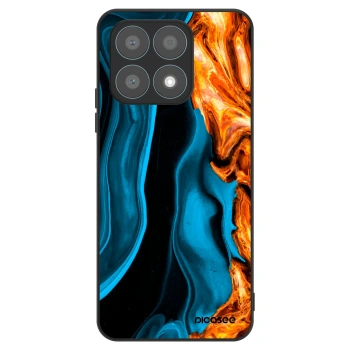 Hülle für Honor X8a - Gold blue