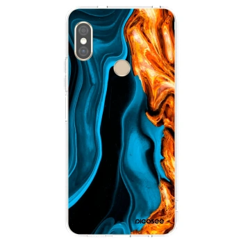 Hülle für Xiaomi Redmi Note 5 Global - Gold blue
