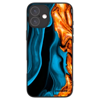 Picasee ULTIMATE CASE MagSafe für Apple iPhone 16 Plus - Gold blue