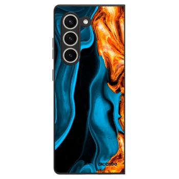 Hülle für Samsung Galaxy Z Fold5 5G - Gold blue