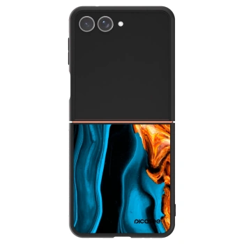 Hülle für Samsung Galaxy Z Flip7 5G - Gold blue