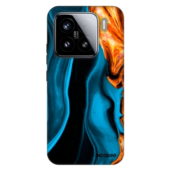 Hülle für Xiaomi 15 - Gold blue