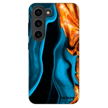 Hülle für Samsung Galaxy S23 5G - Gold blue