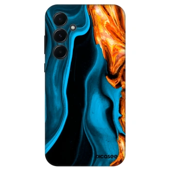 Hülle für Samsung Galaxy A55 5G A556B - Gold blue