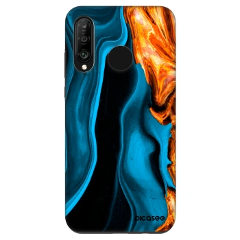 Hülle für Huawei P30 Lite - Gold blue