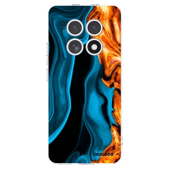 Picasee Xiaomi Redmi Note 15 Hülle - Transparentes Silikon - Gold blue
