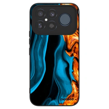 Hülle für Xiaomi Poco F8 Ultra - Gold blue