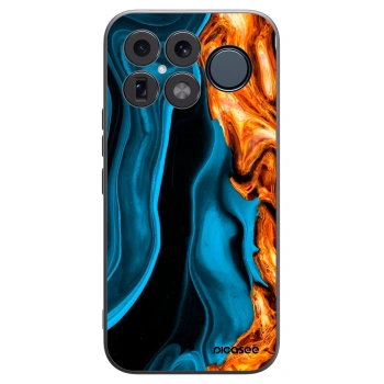 Picasee Xiaomi Poco F8 Ultra Hülle - Schwarzes Silikon - Gold blue
