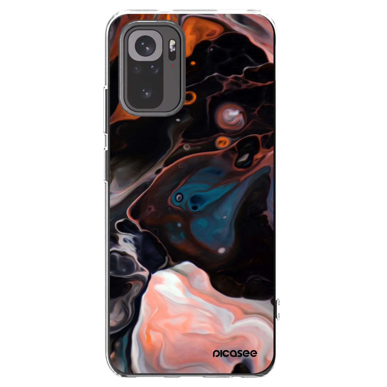 Picasee Xiaomi Redmi Note 10 Hülle - Transparentes Silikon - Cream
