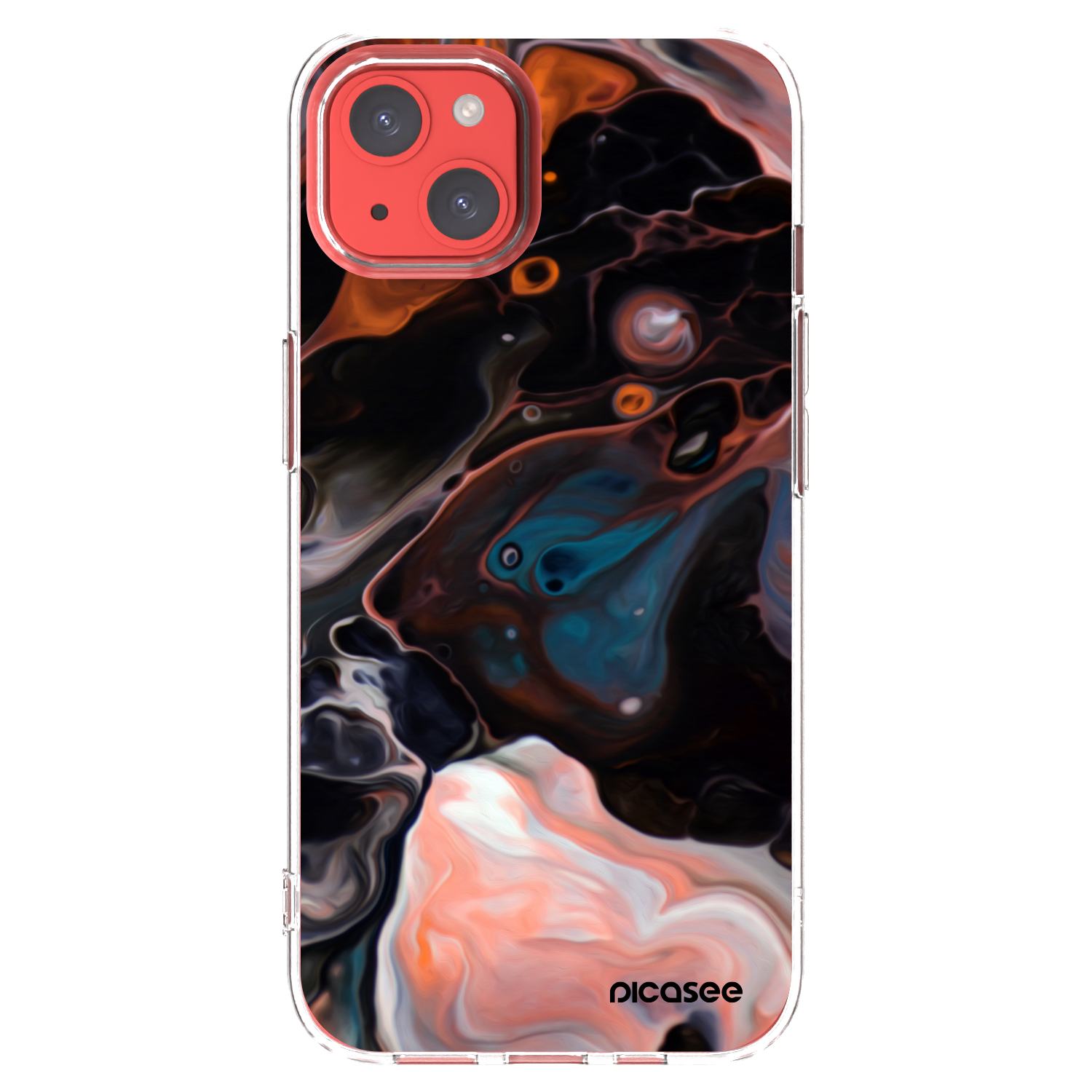 Picasee Apple iPhone 13 Hülle - Transparentes Silikon - Cream