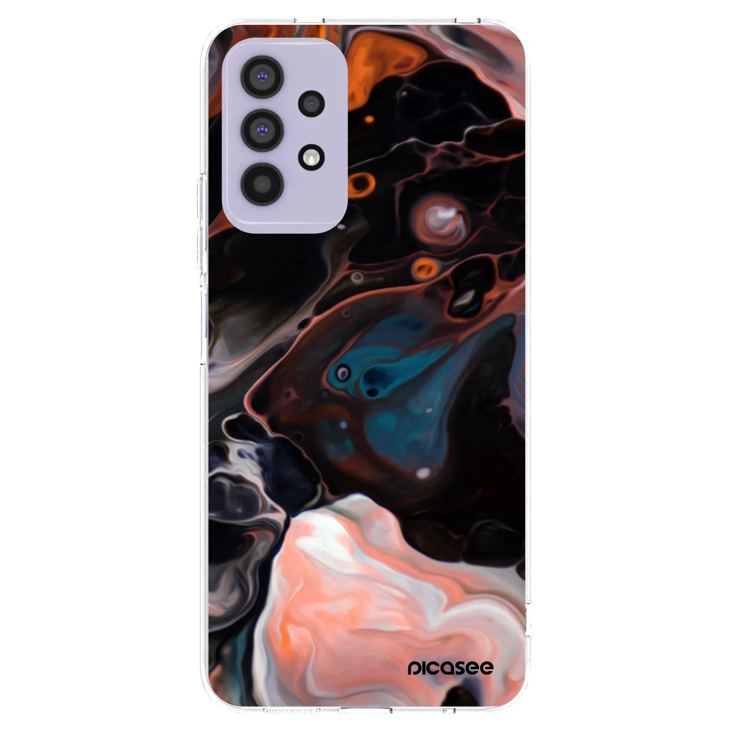 Picasee Samsung Galaxy A32 4G SM-A325F Hülle - Transparentes Silikon - Cream