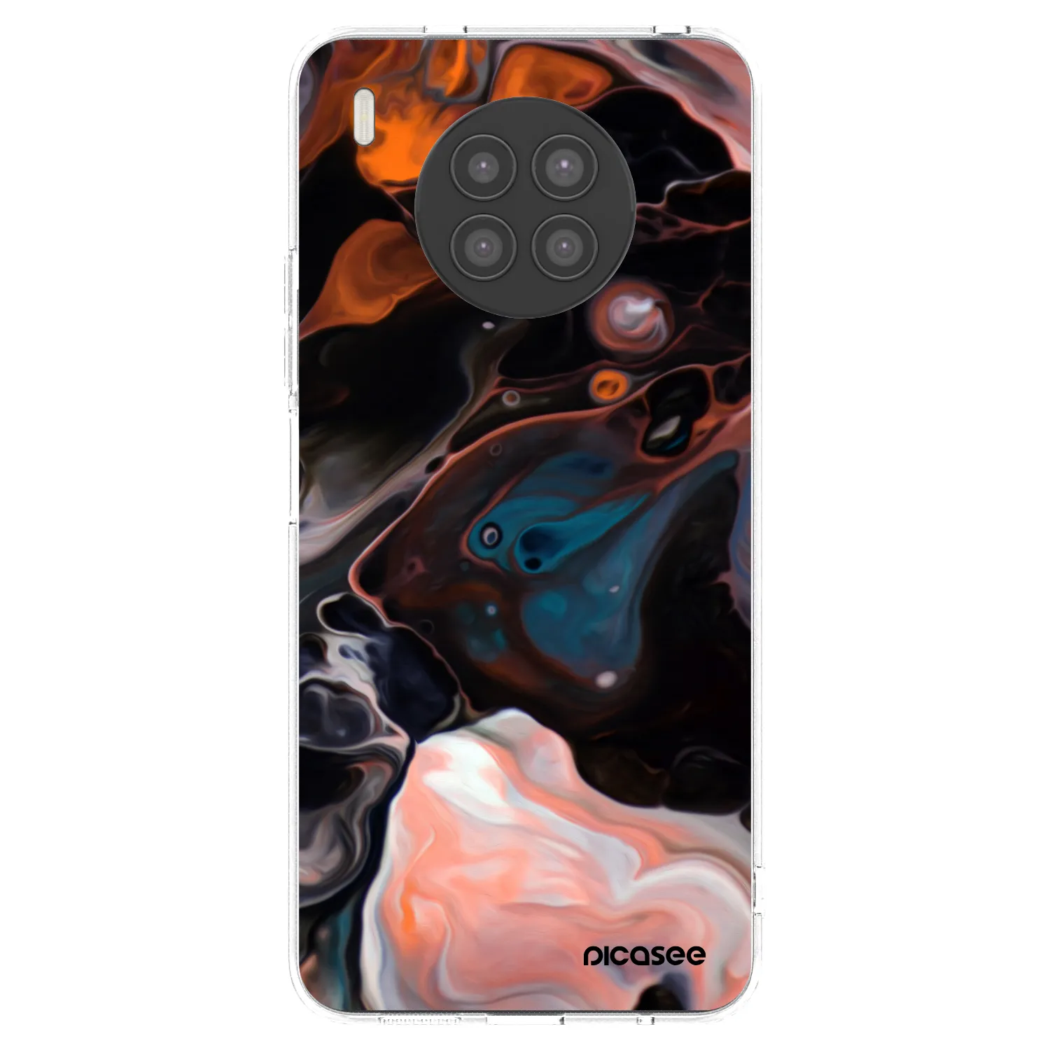Picasee Huawei Nova 8i Hülle - Transparentes Silikon - Cream