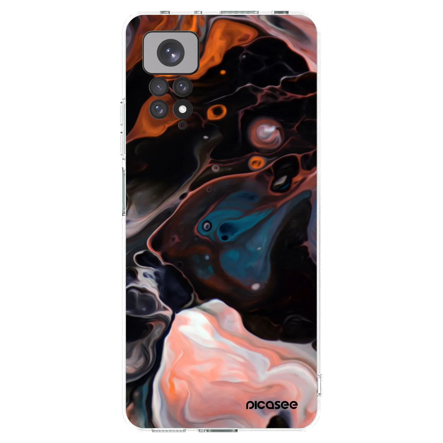 Picasee Xiaomi Redmi Note 11 Hülle - Transparentes Silikon - Cream