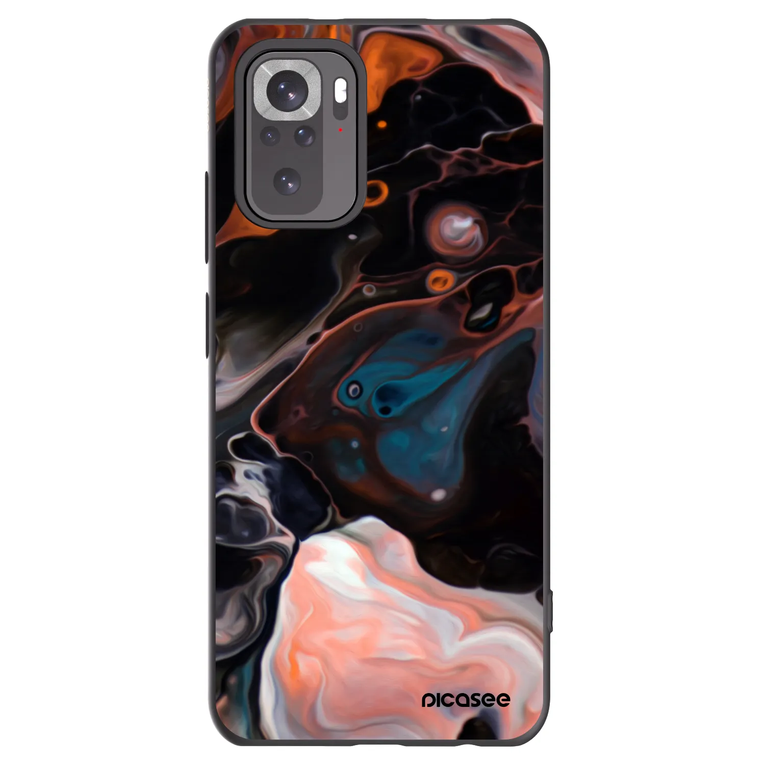 Picasee Xiaomi Redmi Note 11S 4G Hülle - Schwarzes Silikon - Cream