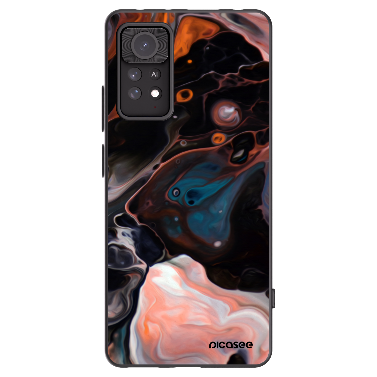 Picasee Xiaomi Redmi Note 11 Pro 5G Hülle - Schwarzes Silikon - Cream