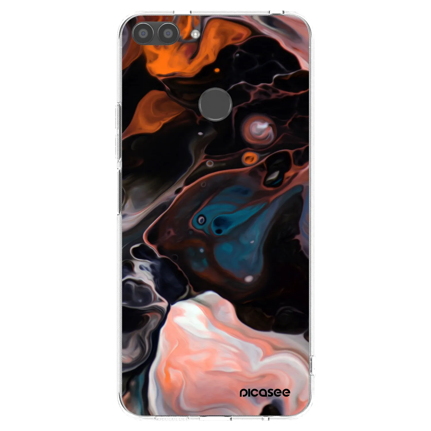 Picasee Huawei P Smart Hülle - Transparentes Silikon - Cream