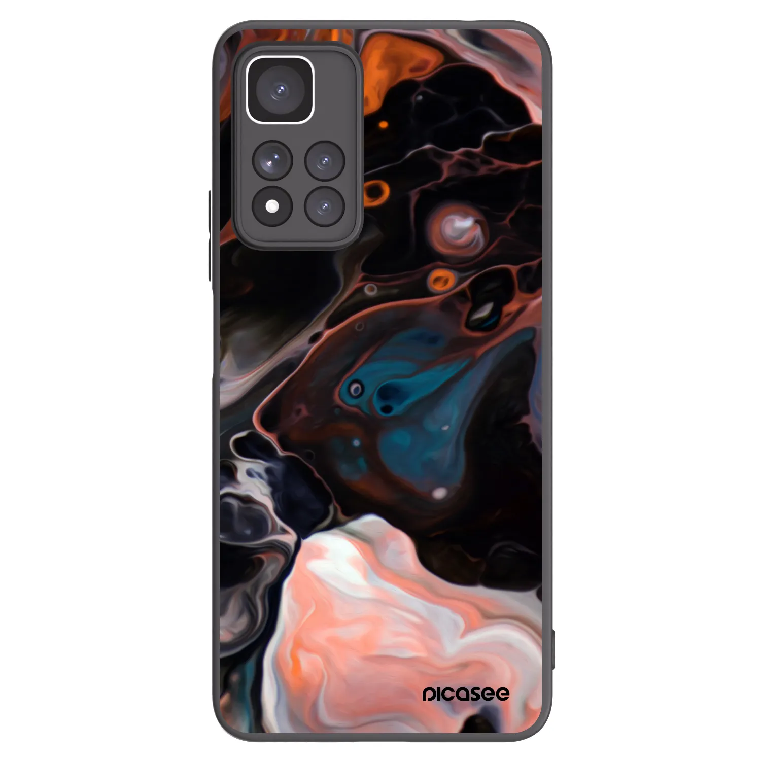 Picasee Xiaomi Redmi Note 11 Pro+ 5G Hülle - Schwarzes Silikon - Cream