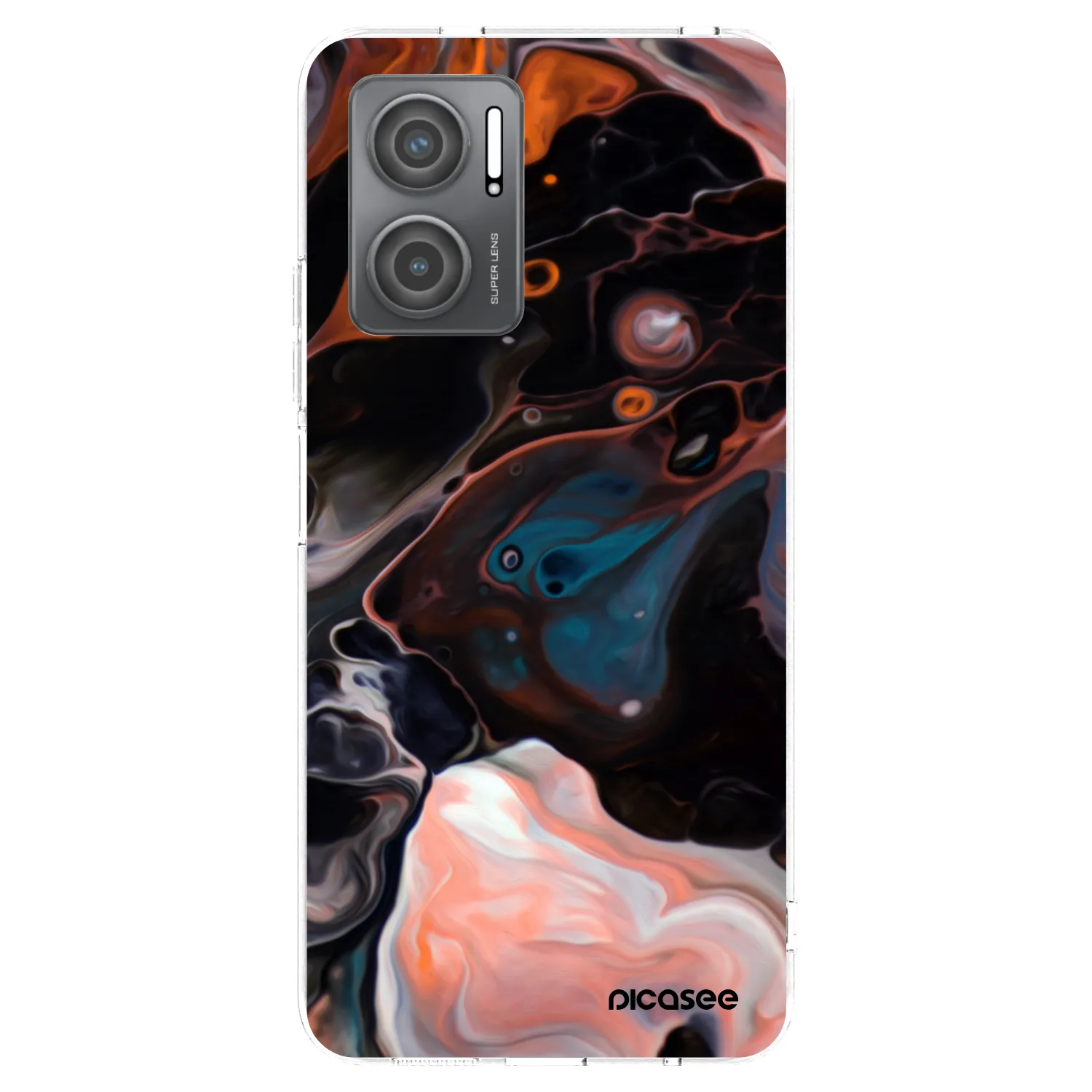 Picasee Xiaomi Redmi 10 5G Hülle - Transparentes Silikon - Cream