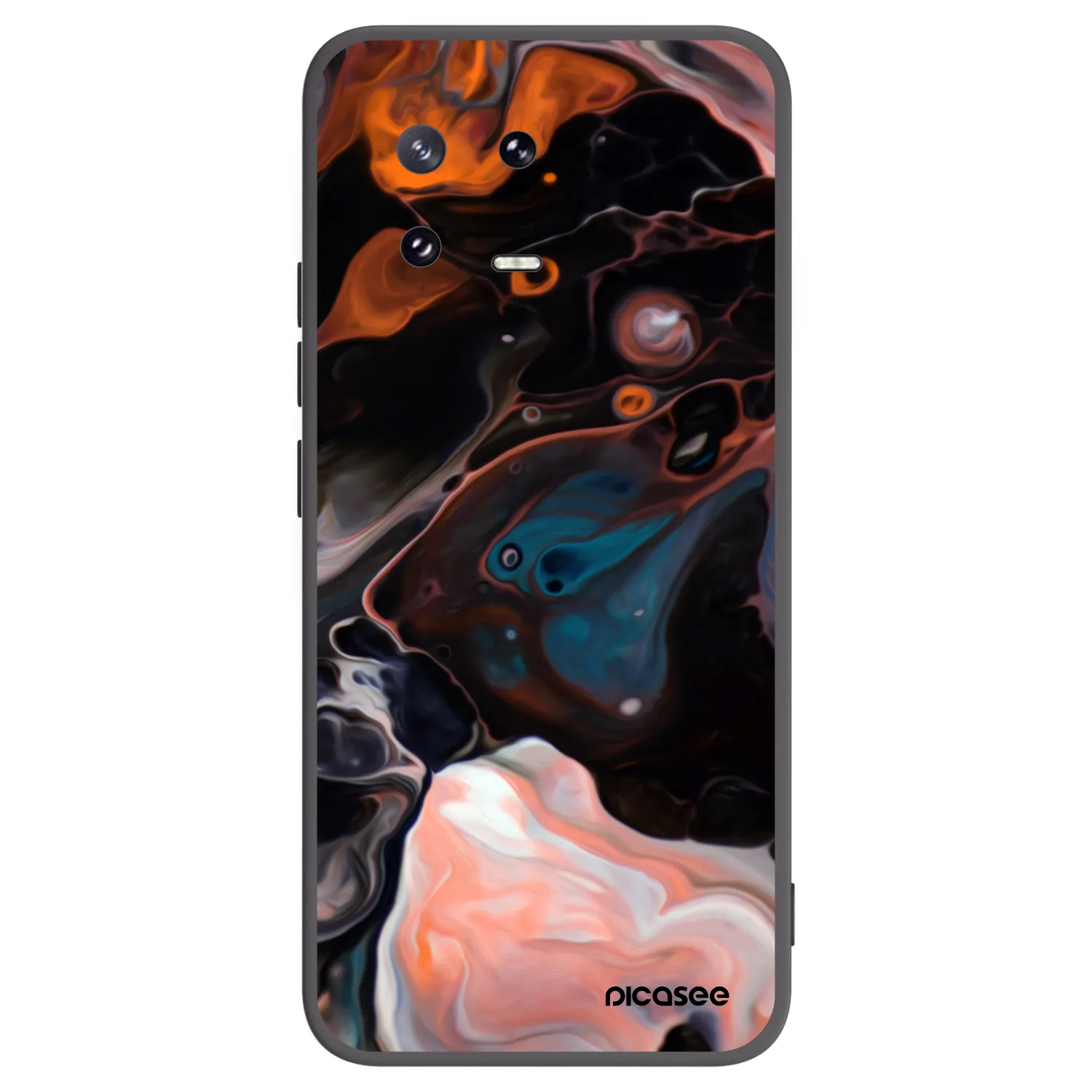 Picasee Xiaomi 13 Pro Hülle - Schwarzes Silikon - Cream