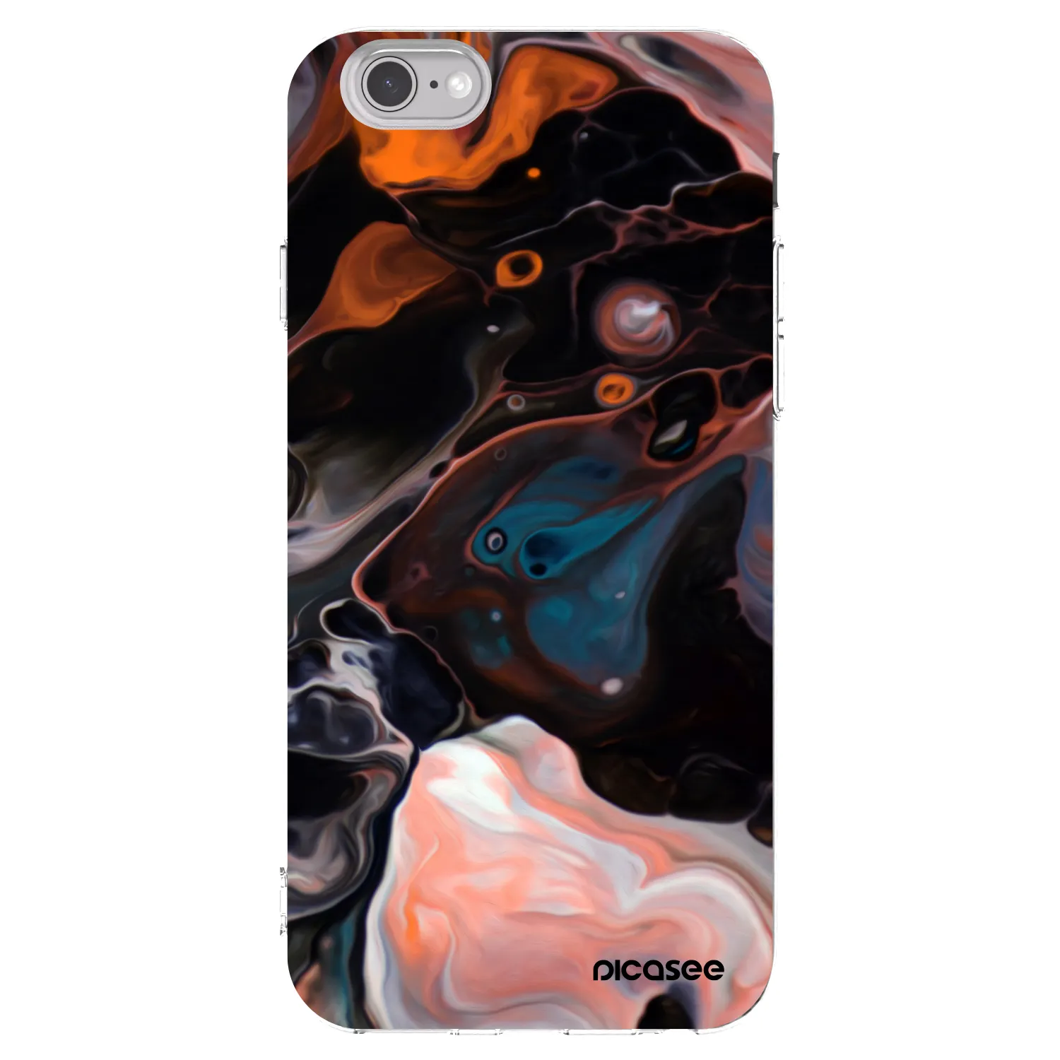 Picasee Apple iPhone 6/6S Hülle - Transparentes Silikon - Cream