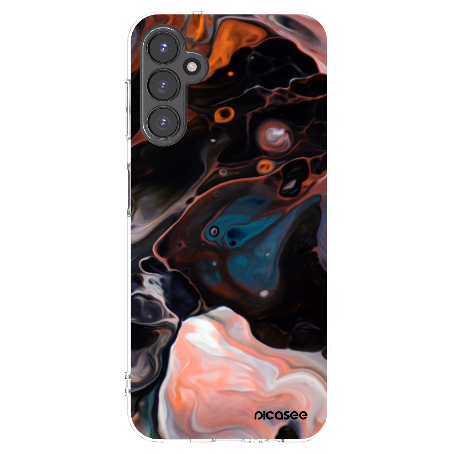 Picasee Samsung Galaxy A14 4G A145R Hülle - Transparentes Silikon - Cream