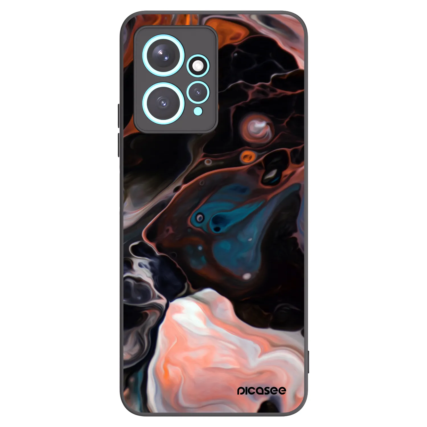 Picasee Xiaomi Redmi Note 12 4G Hülle - Schwarzes Silikon - Cream