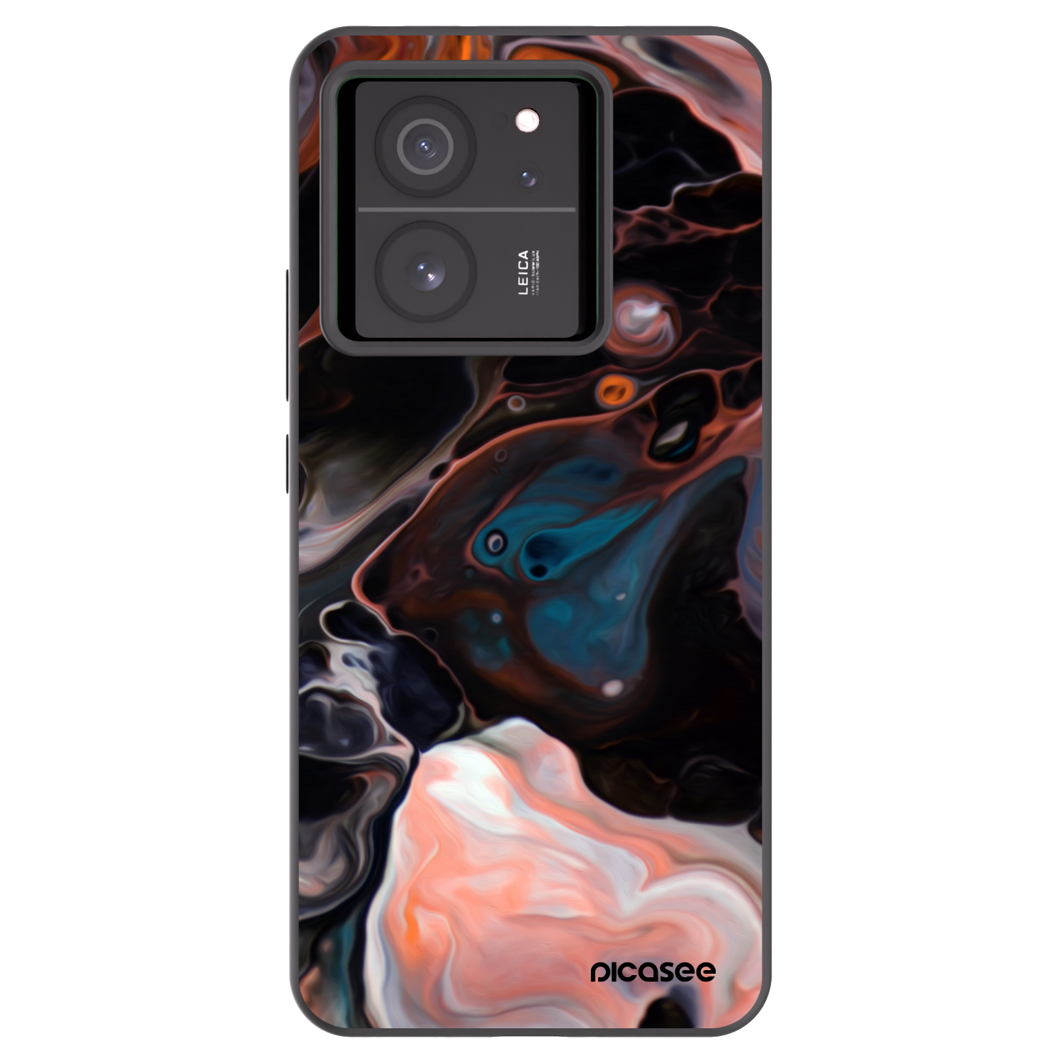 Picasee Xiaomi 13T Hülle - Schwarzes Silikon - Cream