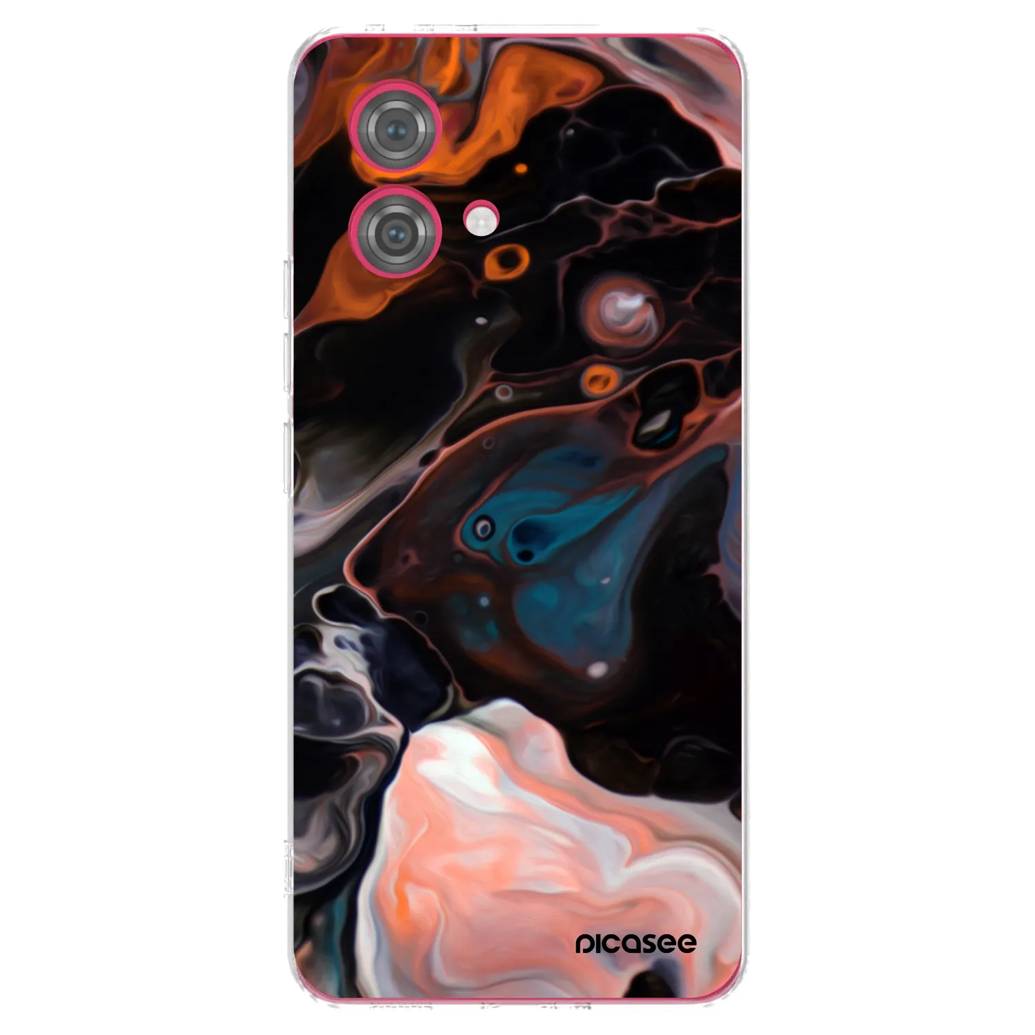 Picasee Motorola Moto G84 5G Hülle - Transparentes Silikon - Cream