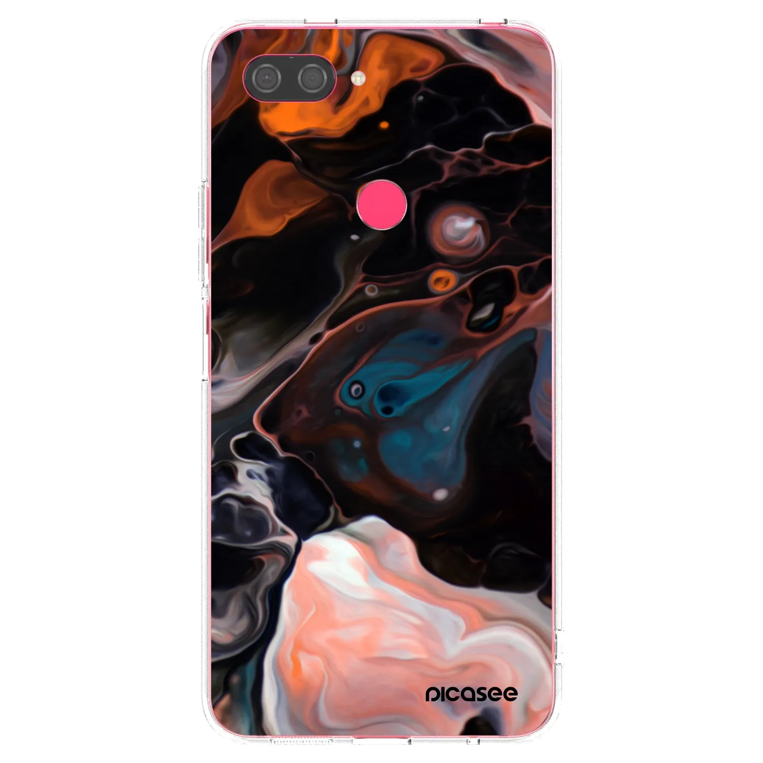 Picasee Xiaomi Mi 8 Lite Hülle - Transparentes Silikon - Cream