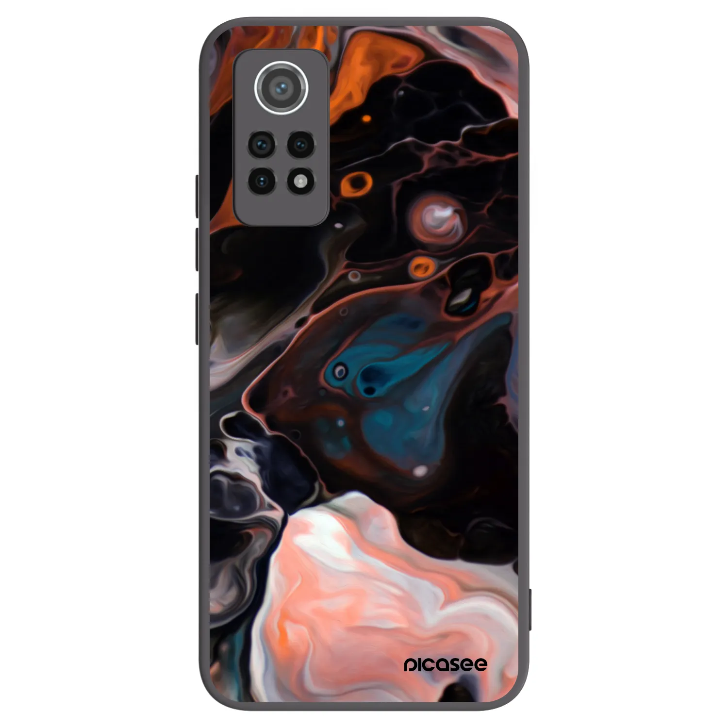 Picasee Xiaomi Redmi Note 12 Pro 4G Hülle - Schwarzes Silikon - Cream