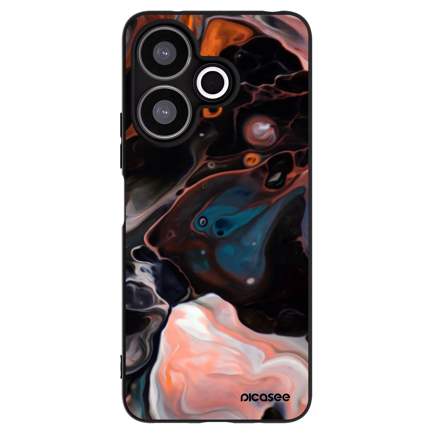 Picasee Xiaomi Redmi 13 4G Hülle - Schwarzes Silikon - Cream