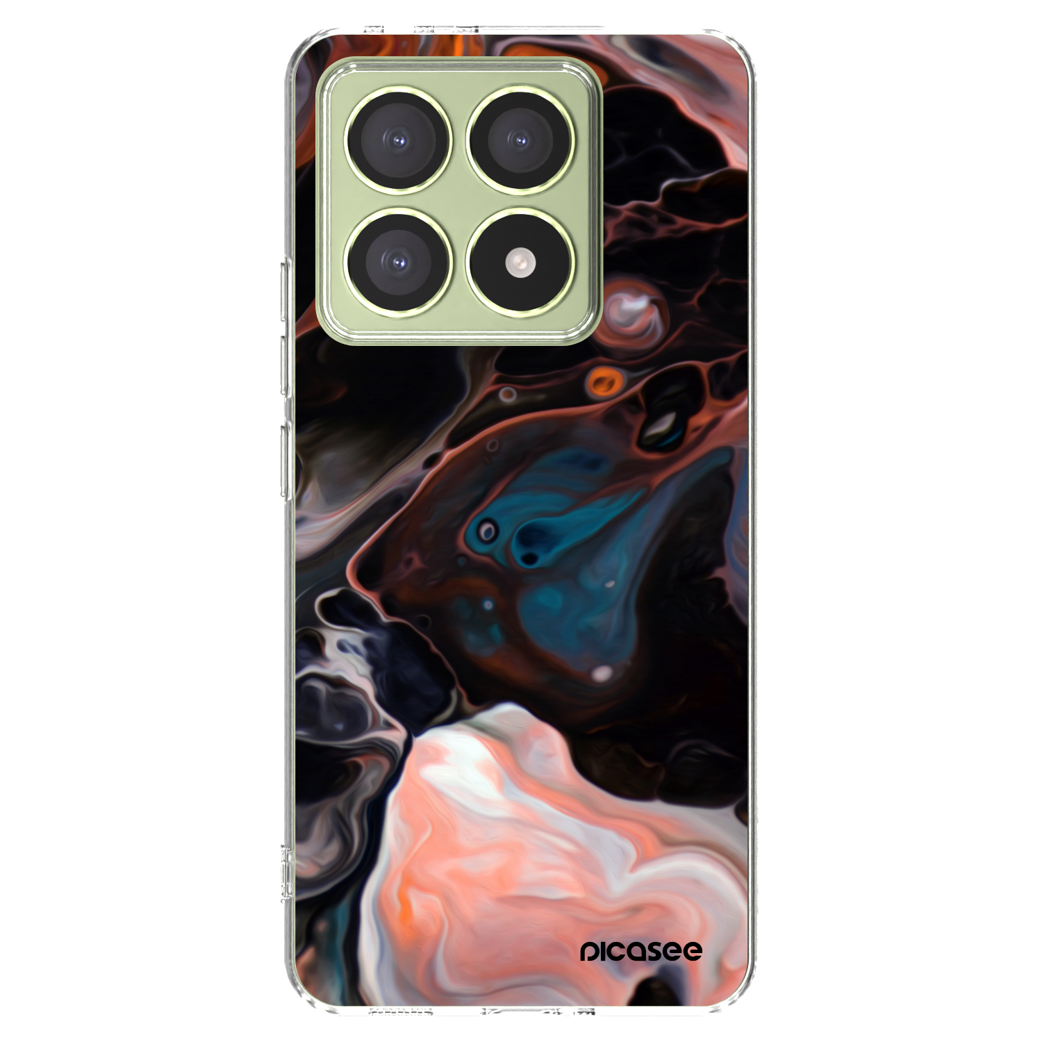 Picasee Xiaomi 14T Hülle - Transparentes Silikon - Cream