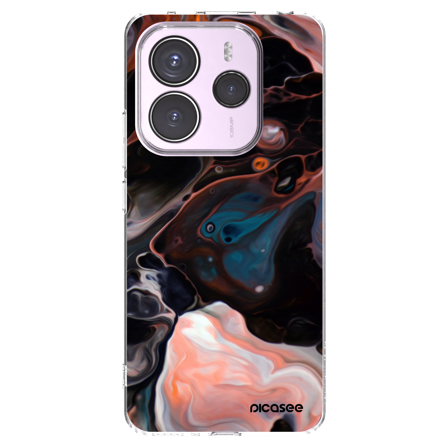 Picasee Xiaomi Redmi Note 14 5G Hülle - Transparentes Silikon - Cream