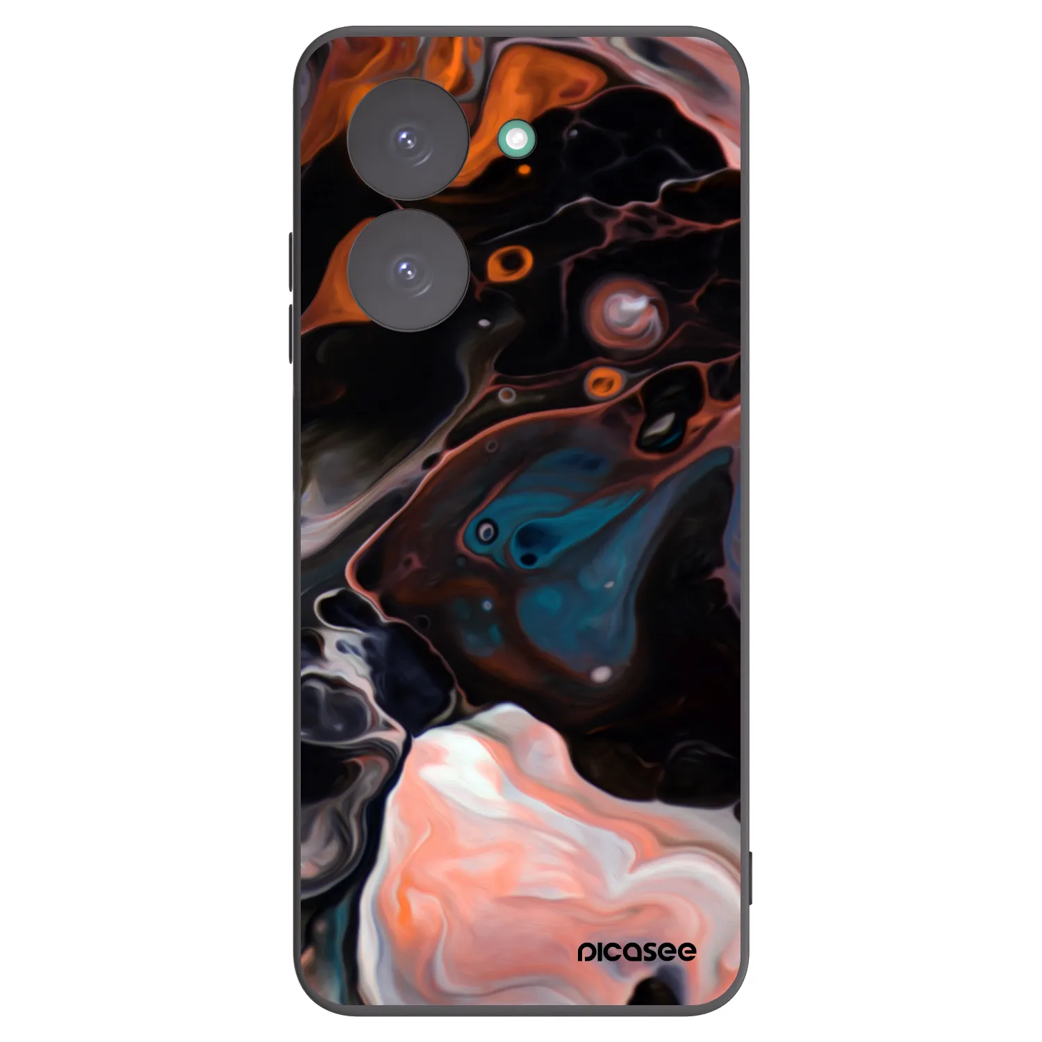Picasee Xiaomi Redmi A5 Hülle - Schwarzes Silikon - Cream
