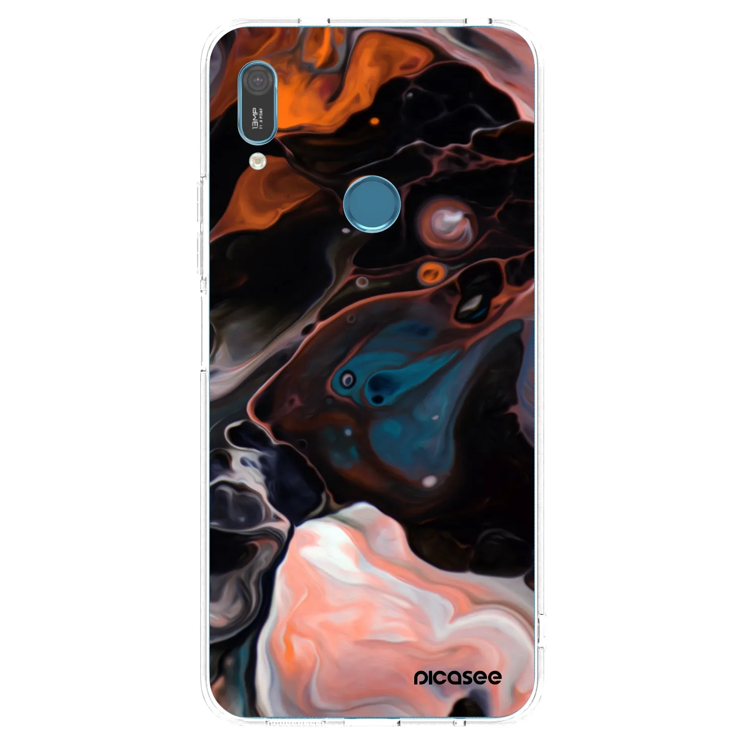 Picasee Huawei Y6 2019 Hülle - Transparentes Silikon - Cream