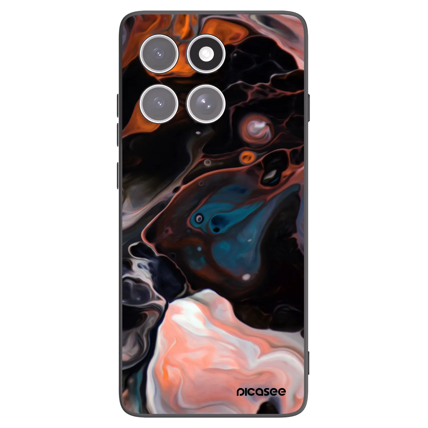 Picasee Motorola Edge 60 Fusion Hülle - Schwarzes Silikon - Cream