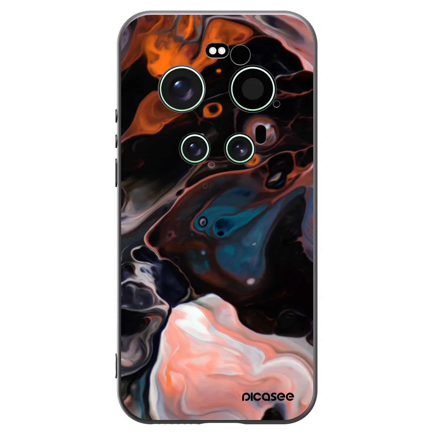 Picasee Xiaomi 17 Ultra Hülle - Schwarzes Silikon - Cream