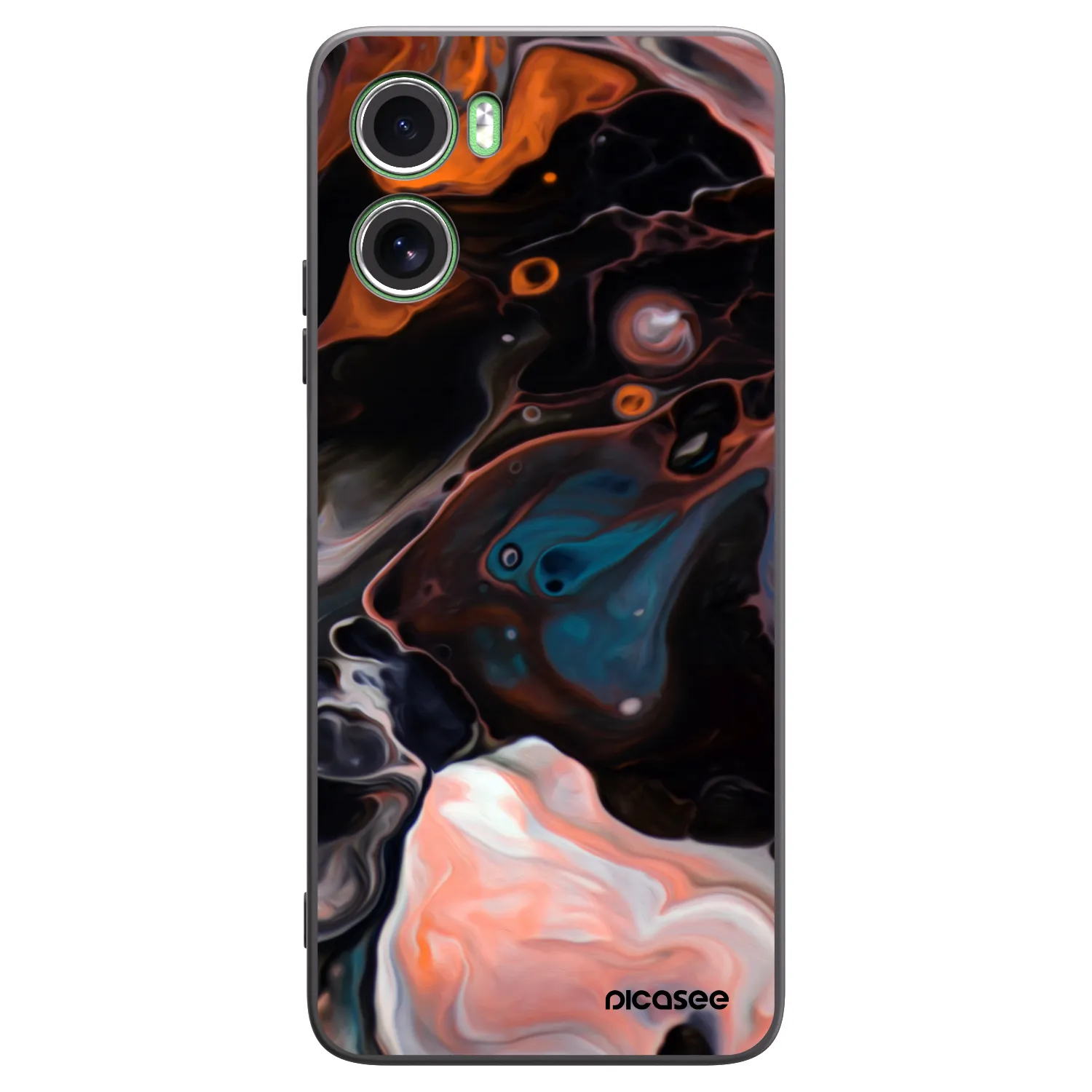 Picasee Motorola Moto G06 Hülle - Schwarzes Silikon - Cream