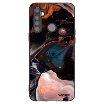 Picasee Realme 6i Hülle - Schwarzes Silikon - Cream
