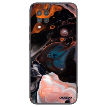 Picasee Samsung Galaxy A42 A426B Hülle - Schwarzes Silikon - Cream