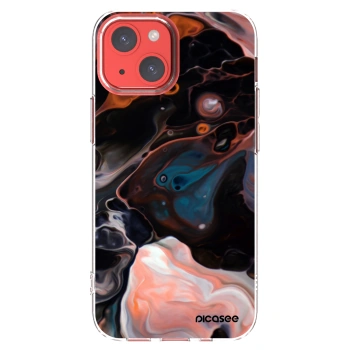 Picasee Apple iPhone 13 mini Hülle - Transparentes Silikon - Cream
