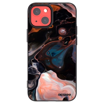 Picasee Apple iPhone 13 mini Hülle - Schwarzes Silikon - Cream