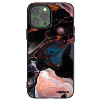 Picasee Apple iPhone 13 Pro Max Hülle - Schwarzes Silikon - Cream