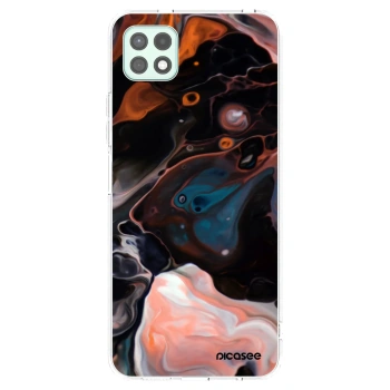 Picasee Samsung Galaxy A22 A226B 5G Hülle - Transparentes Silikon - Cream