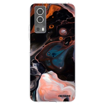 Picasee Vivo Y72 5G Hülle - Transparentes Silikon - Cream