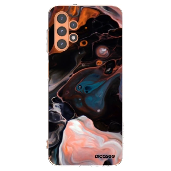 Picasee Samsung Galaxy A13 4G A135 Hülle - Transparentes Silikon - Cream