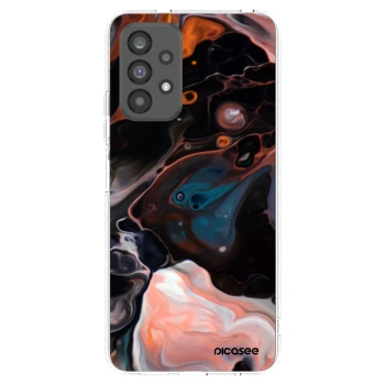Picasee Samsung Galaxy A73 5G Hülle - Transparentes Silikon - Cream