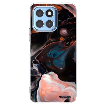 Picasee Honor X8 5G Hülle - Transparentes Silikon - Cream