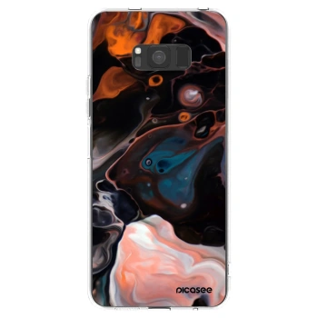 Picasee Samsung Galaxy S8 G950F Hülle - Transparentes Silikon - Cream